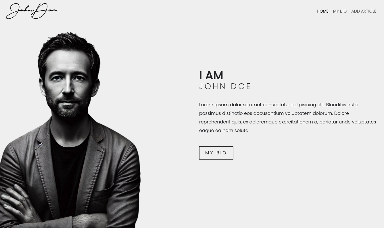 John Doe: Blog Personale